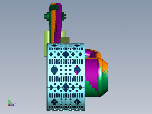 地外天体采样器左视缩略图