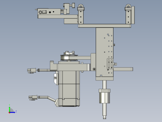 03-00ORC载具顶升定位机构B-08_下降位置左视缩略图