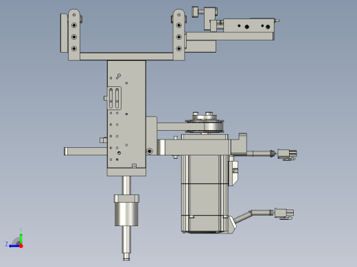 03-00ORC载具顶升定位机构B-08_下降位置右视缩略图
