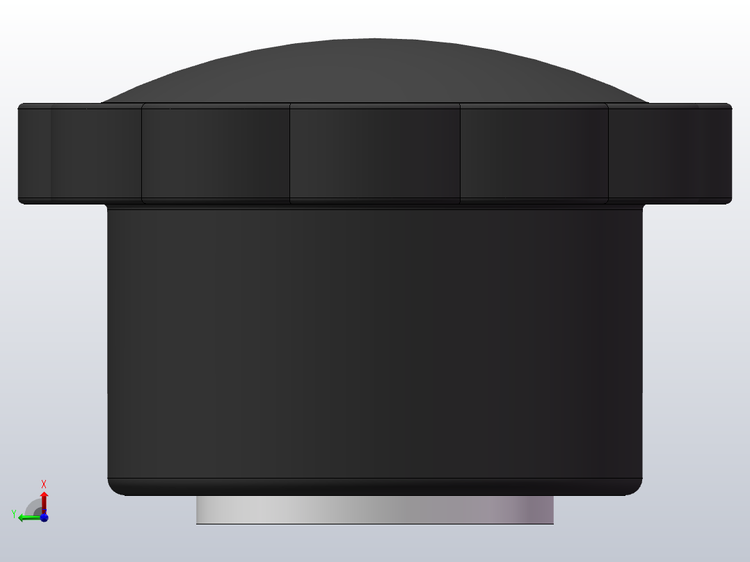 HY8314-2-A压花把手[HY8314.2＼A6x25]后视图