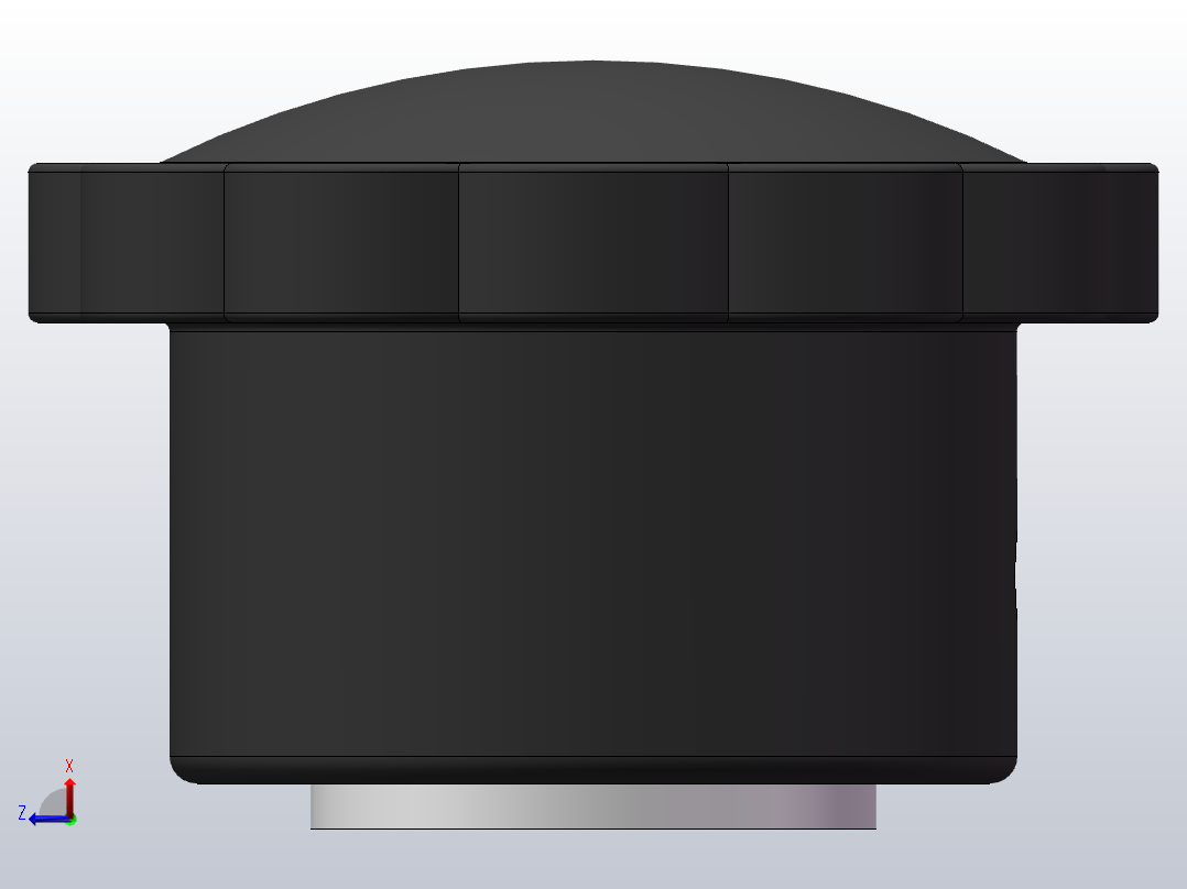 HY8314-2-A压花把手[HY8314.2＼A6x25]左视图