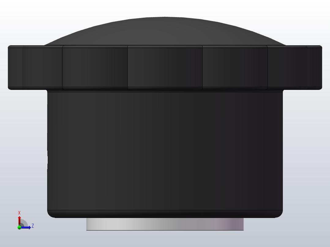 HY8314-2-A压花把手[HY8314.2＼A6x25]右视图