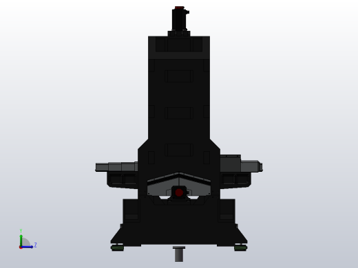 6-BT40垂直轴铣床立式铣床左视缩略图