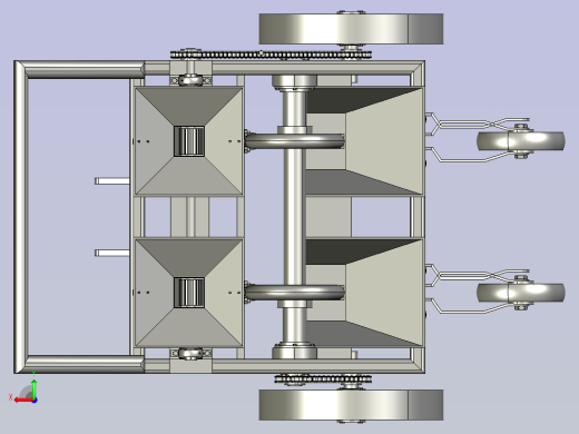 四轮拖轮机起垄覆膜播种起垄机后视缩略图
