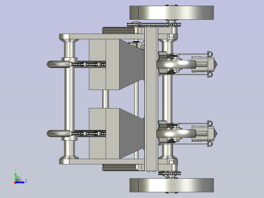 四轮拖轮机起垄覆膜播种起垄机左视缩略图
