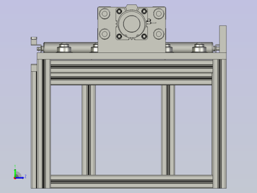 新能源汽车电池包加工生产线设计-转向待料装置左视缩略图