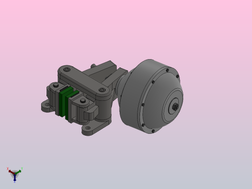 PDC气动盘式制动器PDC10 250×12.7-520