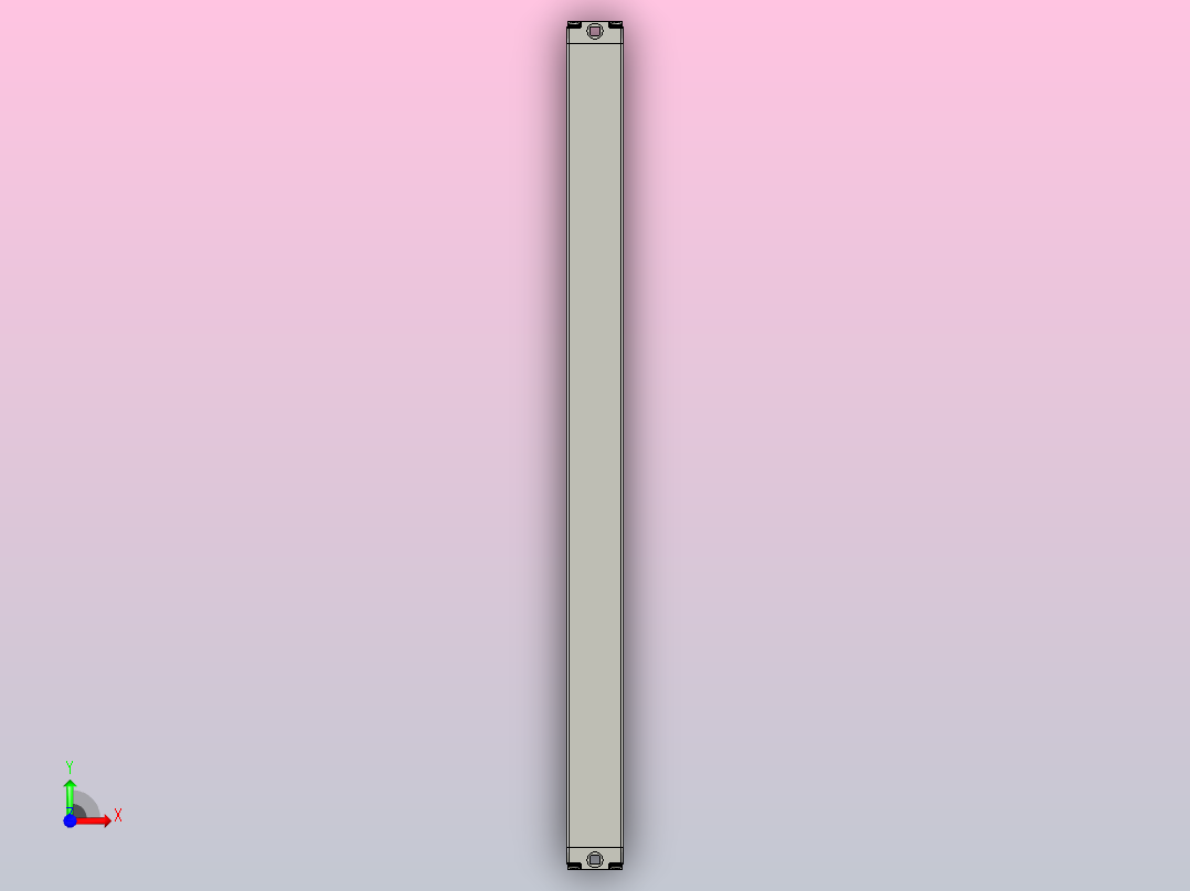 XTD1040安全光栅前视图