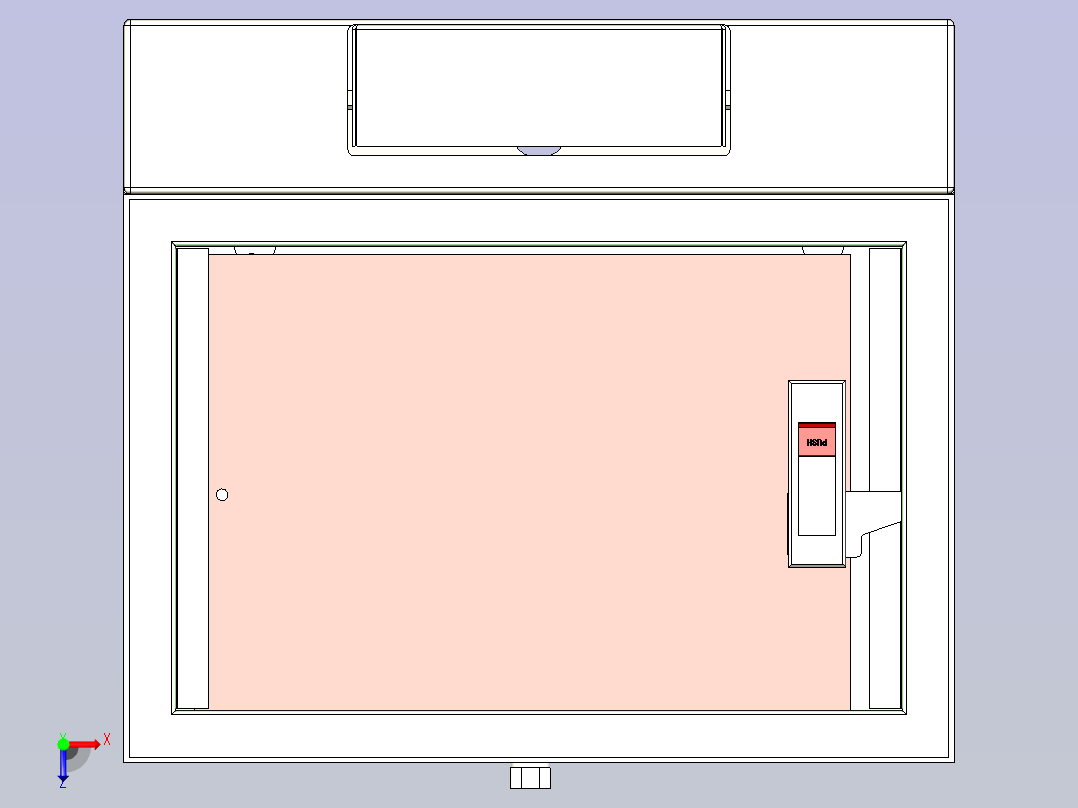 一款剥线机3D设计俯视图