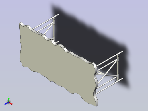 站立式桌子工业设计3D可打印