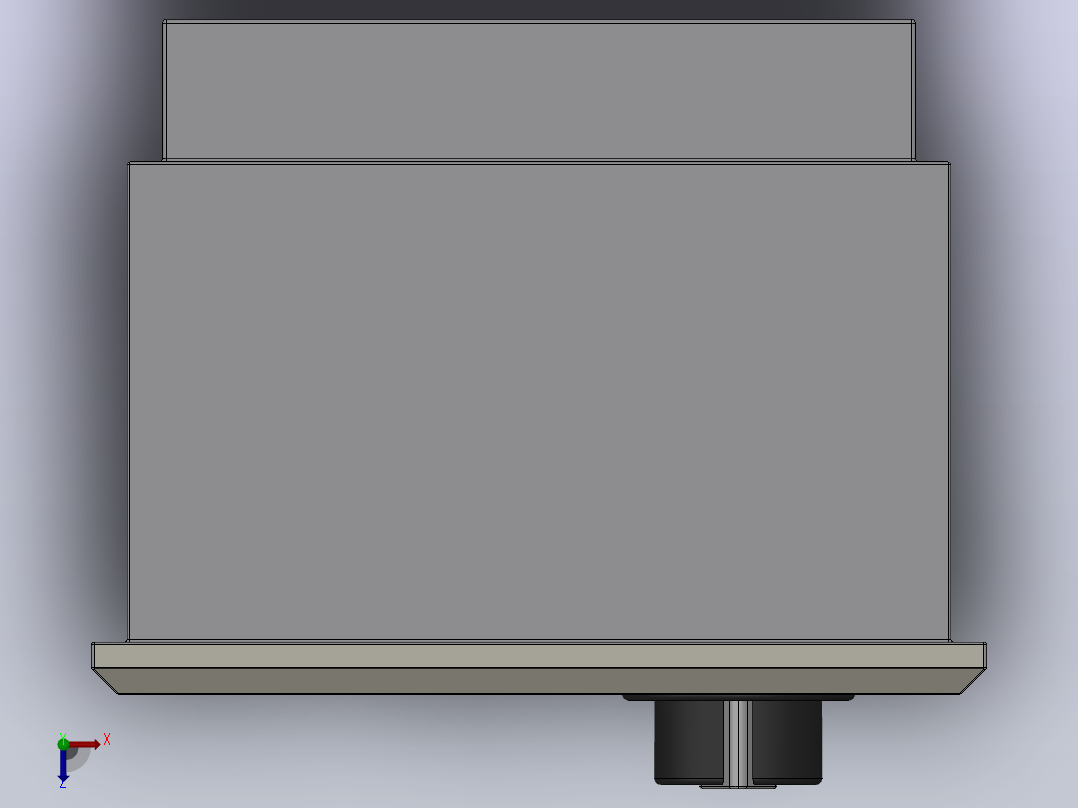 HD223型手动张力控制器[HD223型手动张力控制器]俯视图