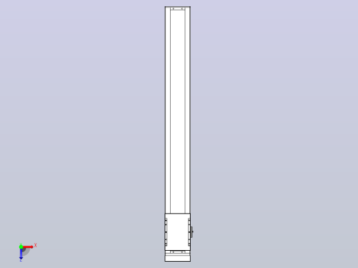 滚珠丝杠直线轴带导轨全封闭TPA-HCR-120D-1610C-L950-MP-Y-P40-N3俯视缩略图