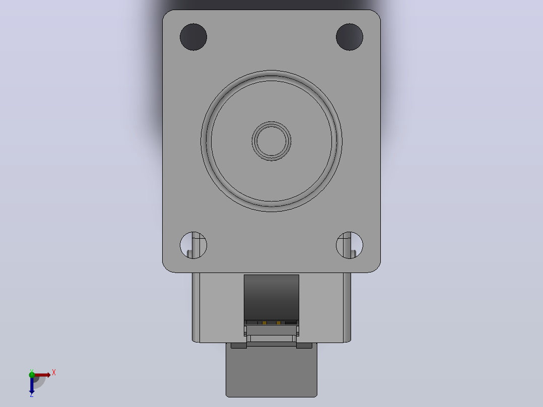 Z01-01B-100-(314B)普通工业轮[Z01-01B-100-314B]脚轮俯视图