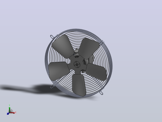 User Library-Motor25W+reja+pala_300mm风扇