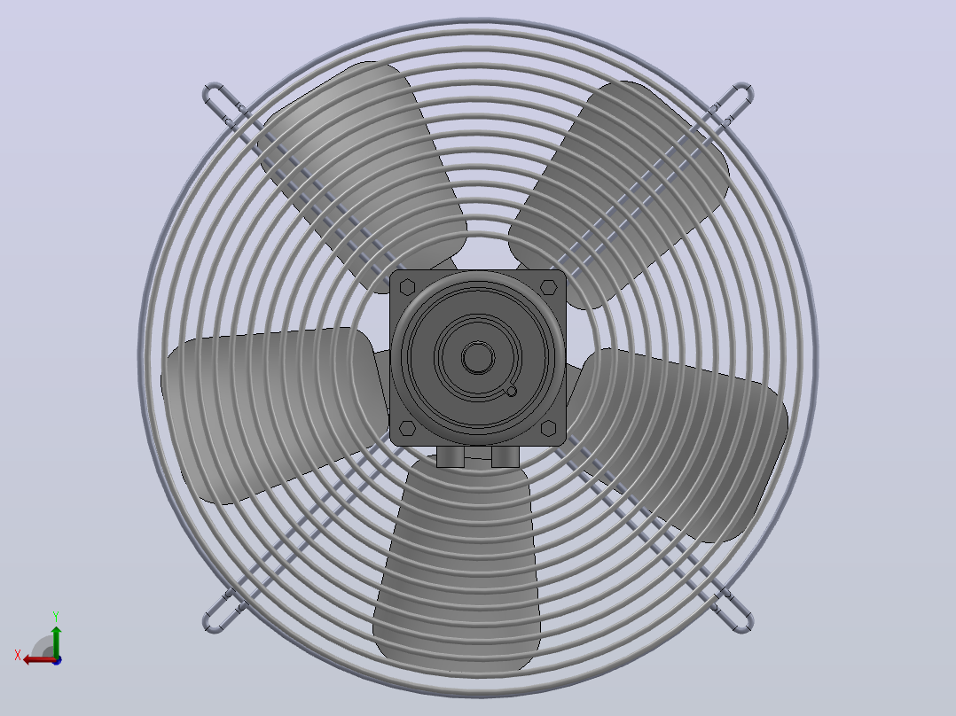 User Library-Motor25W+reja+pala_300mm风扇后视图