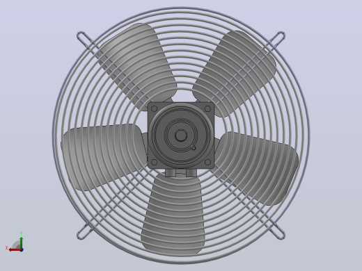 User Library-Motor25W+reja+pala_300mm风扇后视缩略图