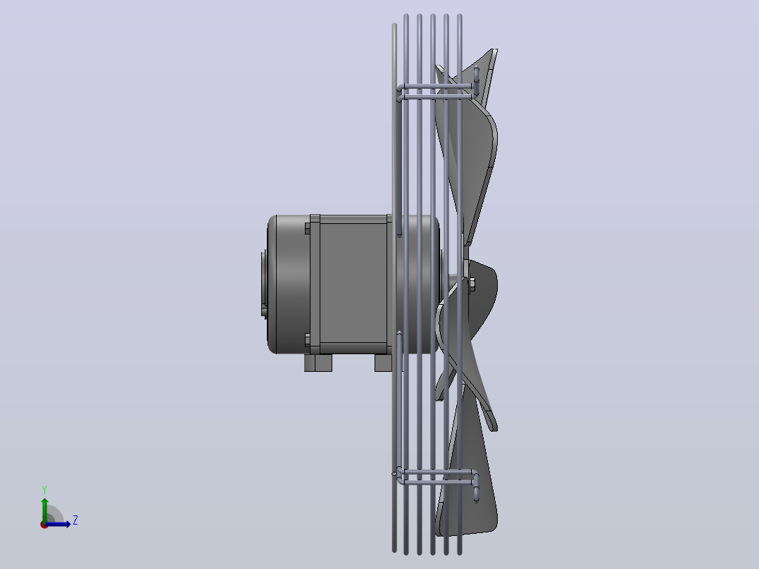User Library-Motor25W+reja+pala_300mm风扇左视图
