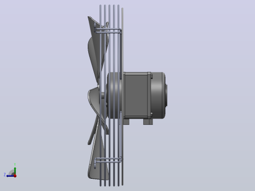 User Library-Motor25W+reja+pala_300mm风扇右视缩略图