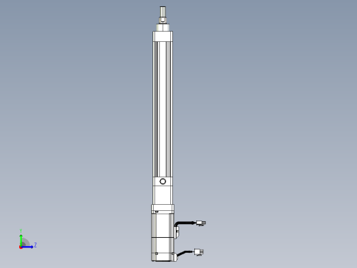 轻载电动缸TPA-ESR40-1210C-L250-M-TC-W-P40-C3左视缩略图