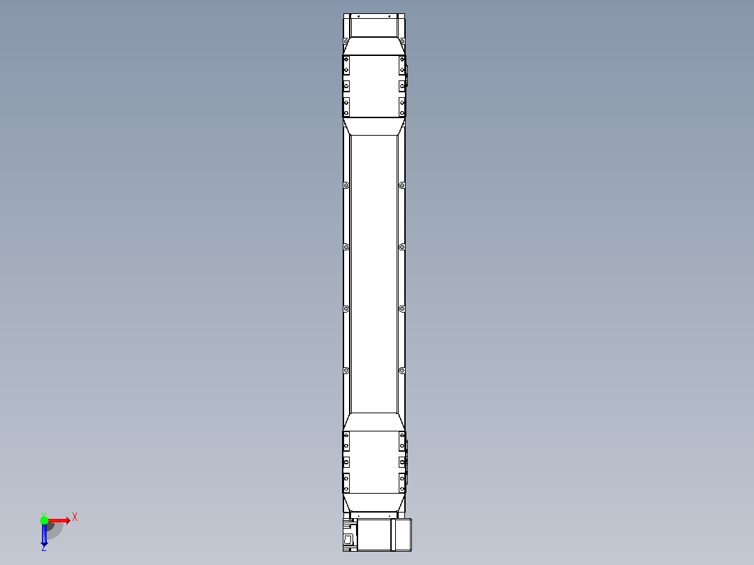 皮带直线轴双滑块型TPA-GCBS-150-P80-L325-RP-M75-N3俯视图