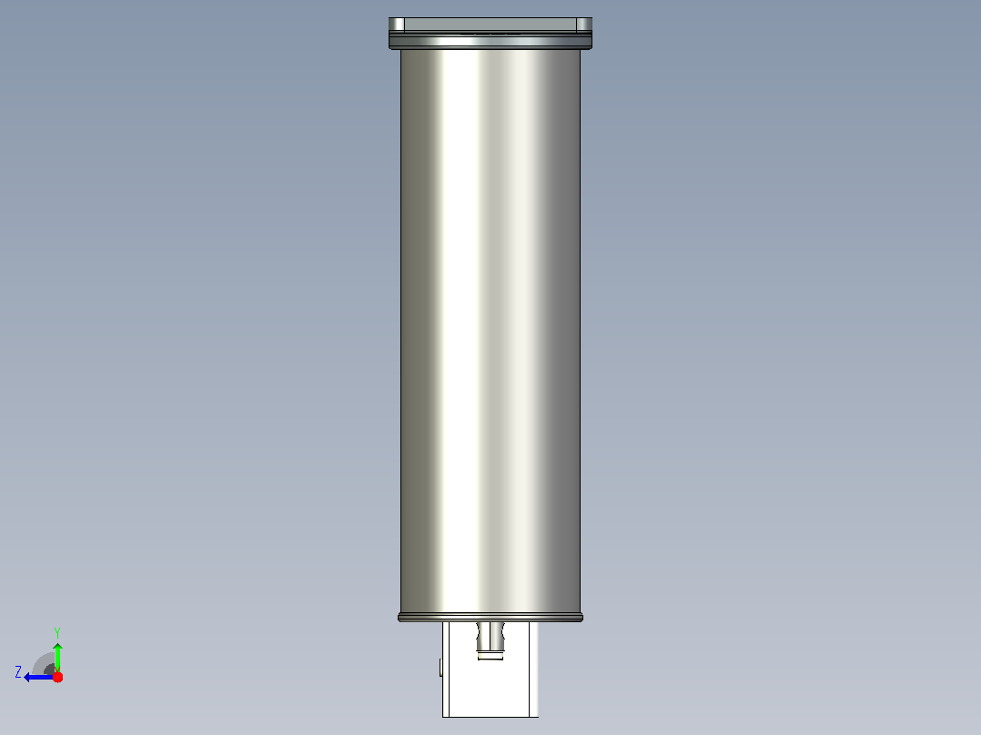 BKMJ(0.4～0.48)-12～16-1自愈式低电压并联电容器三维模型202202右视图