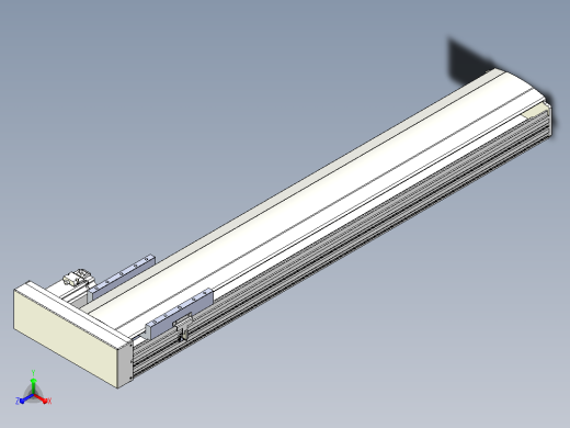 日规模组半封闭丝杆TPA-HNR-202D-2510C-L1000-ML-Y-P75-N3正等轴测缩略图