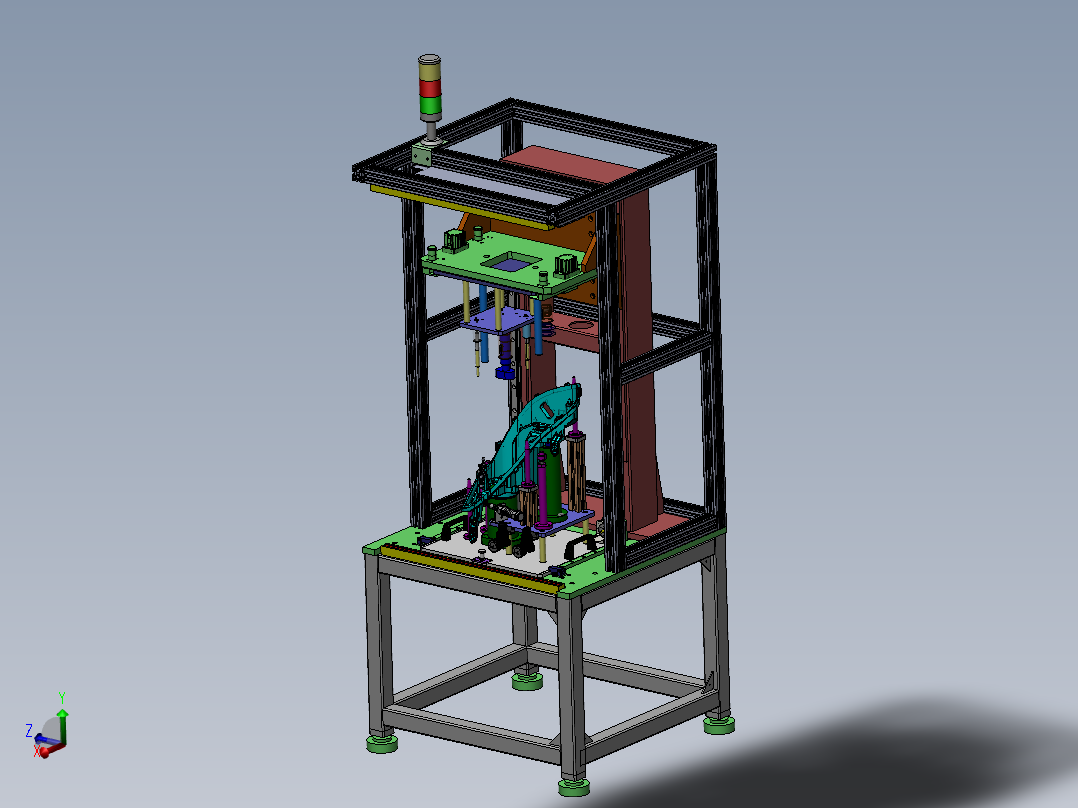 车灯后罩冲压机sw18可编辑