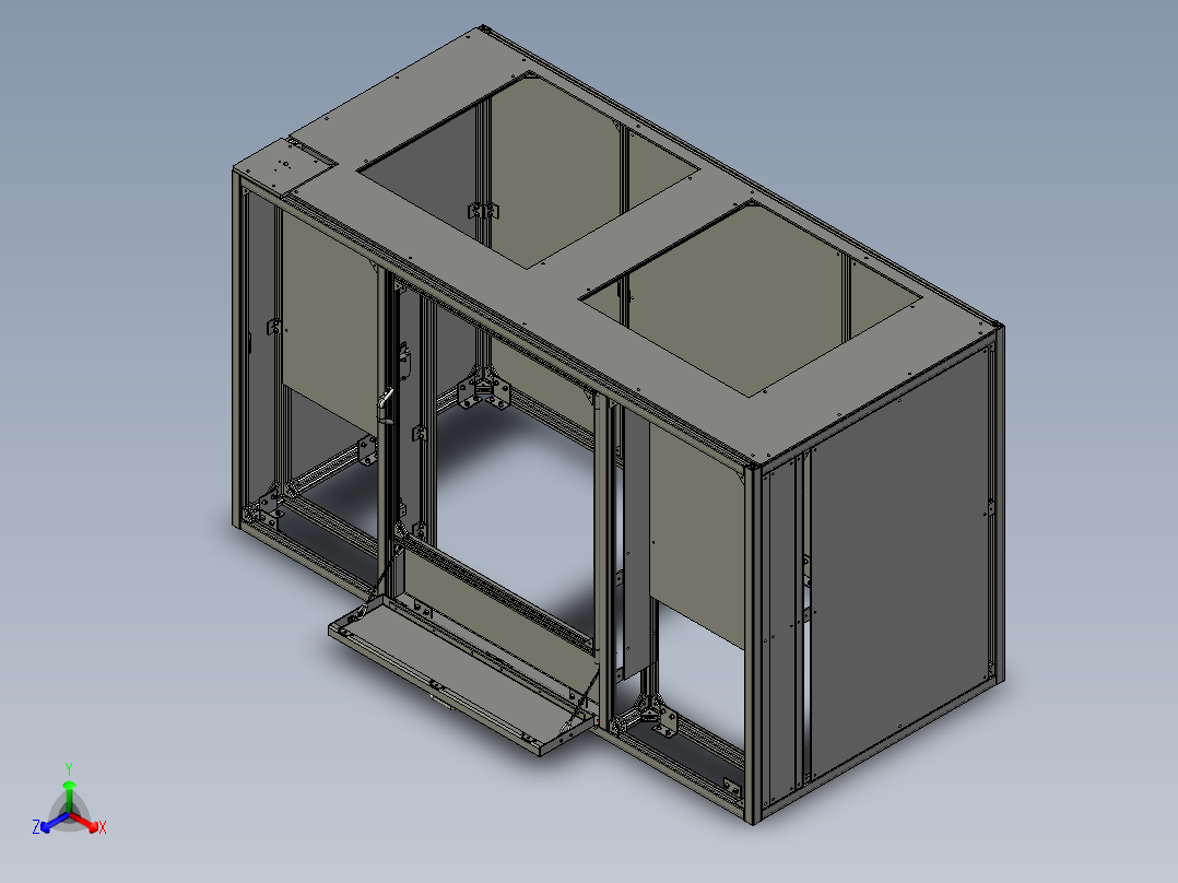 硬盘折片激光辐射角度调整机3D+说明书proe4.0可编辑正等轴测图