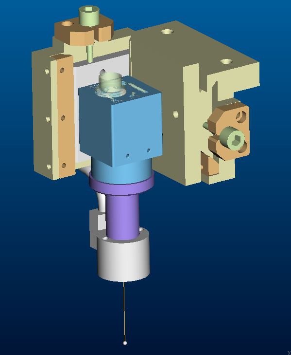 硬盘折片激光辐射角度调整机3D+说明书proe4.0可编辑