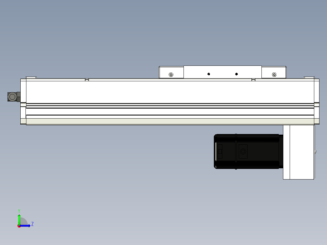 Toyo东佑达直线模组-ECH17-200-BM-400W左视图