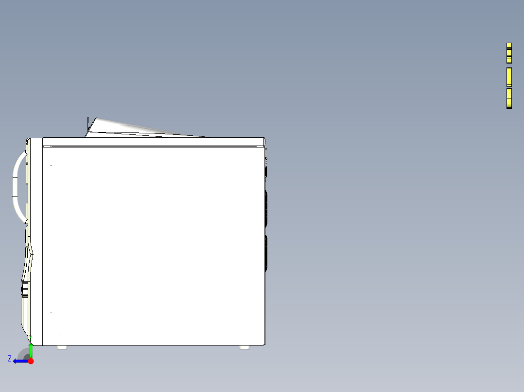 B3_电脑主机右视图