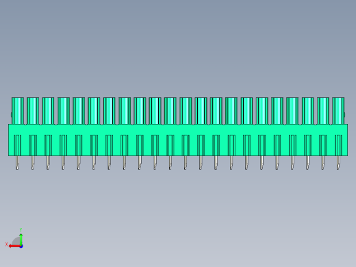 DEGSON 15EDG 系列 3.81mm 插拔式接线端子-15EDGB-3.81-22P-14-00AH后视缩略图