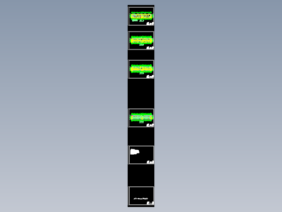 某六层综合办公楼框架结构设计建筑图结构图计算书7000平米左右