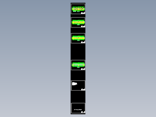 某六层综合办公楼框架结构设计建筑图结构图计算书7000平米左右