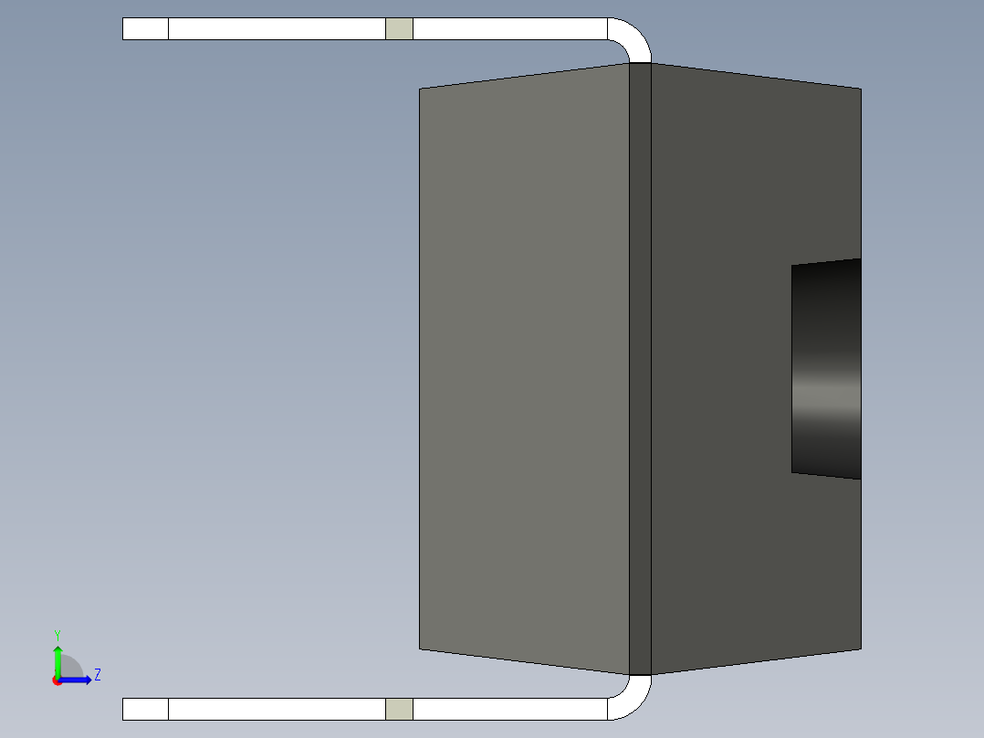 集成电路封装-MS-001AB左视图