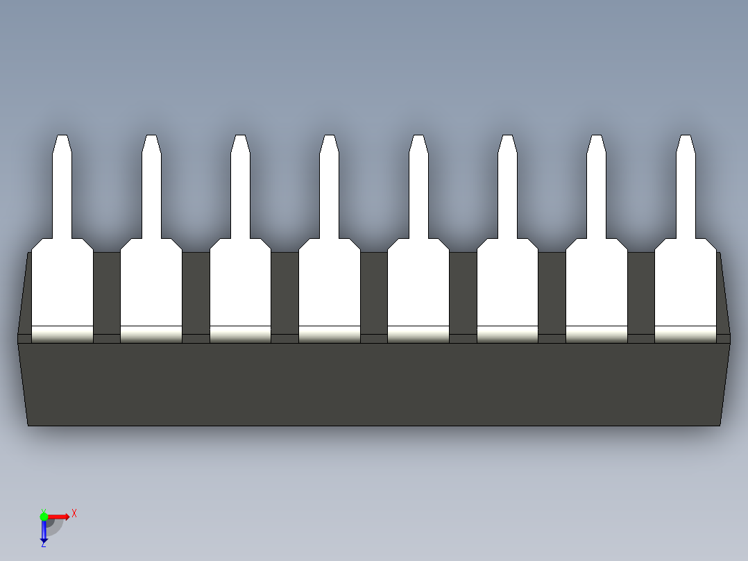 集成电路封装-MS-001AB俯视图