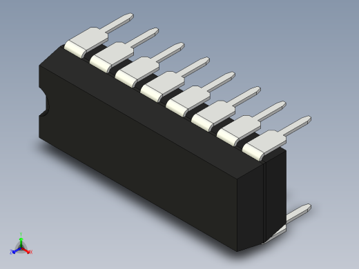 集成电路封装-MS-001AB正等轴测缩略图