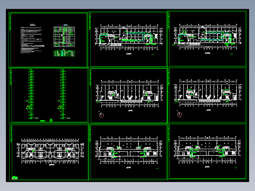 高层商住楼通风防排烟图