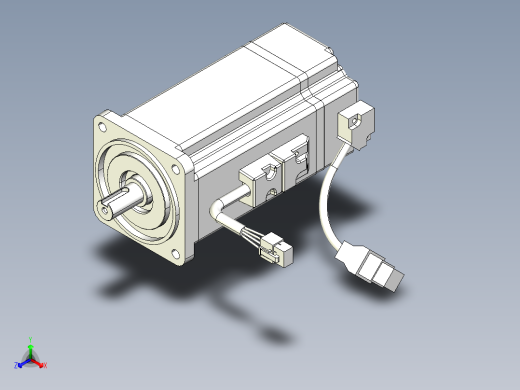 台达400W伺服电机带刹车ECMA-CX0804F7