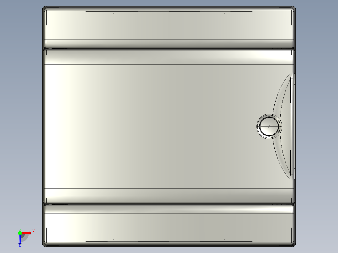 电气柜-84608俯视图