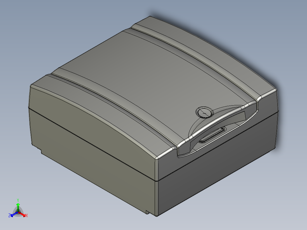 电气柜-84608正等轴测图