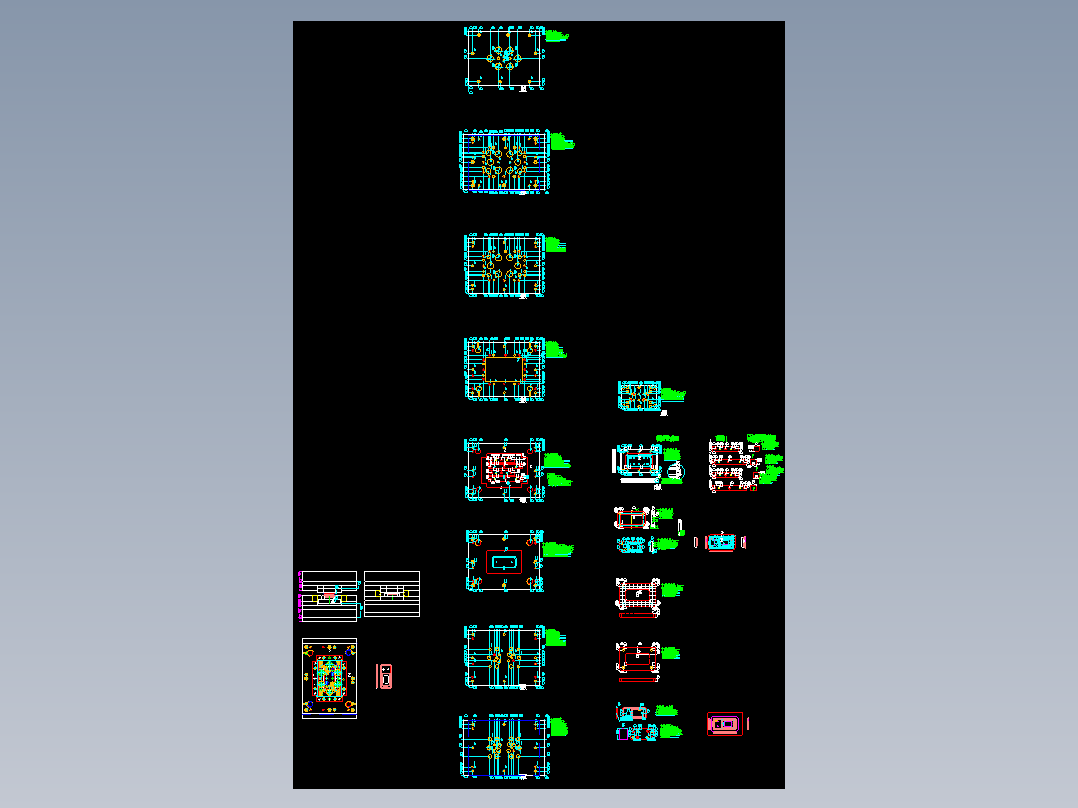 手机面板旋切模3