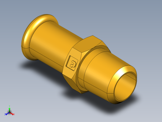 倒齿式工业管接头Beaded Hose Barb to male pipe 68HB-8-4