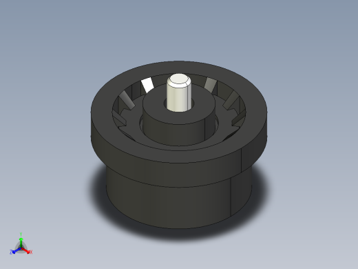 型材-KJN SUPPORT WHEEL WITH SIDE SUPPORT 3842218941正等轴测缩略图