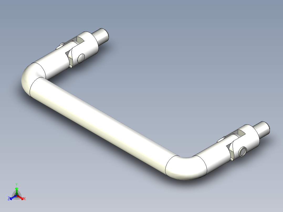 取手MI,MK-3D多系列多零件图纸模型主视图