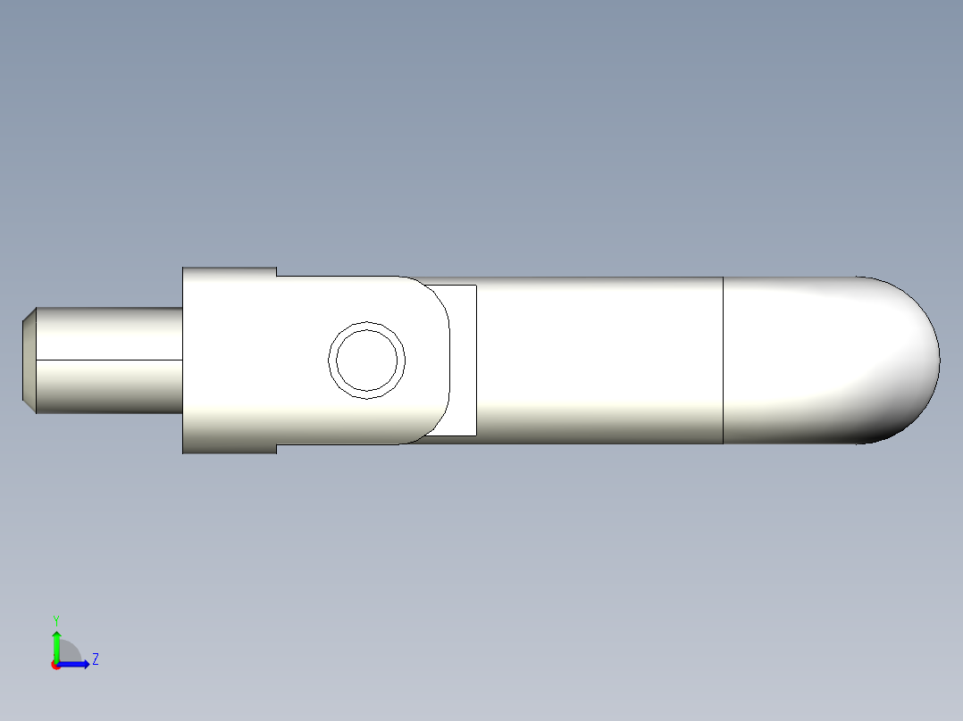 取手MI,MK-3D多系列多零件图纸模型左视图