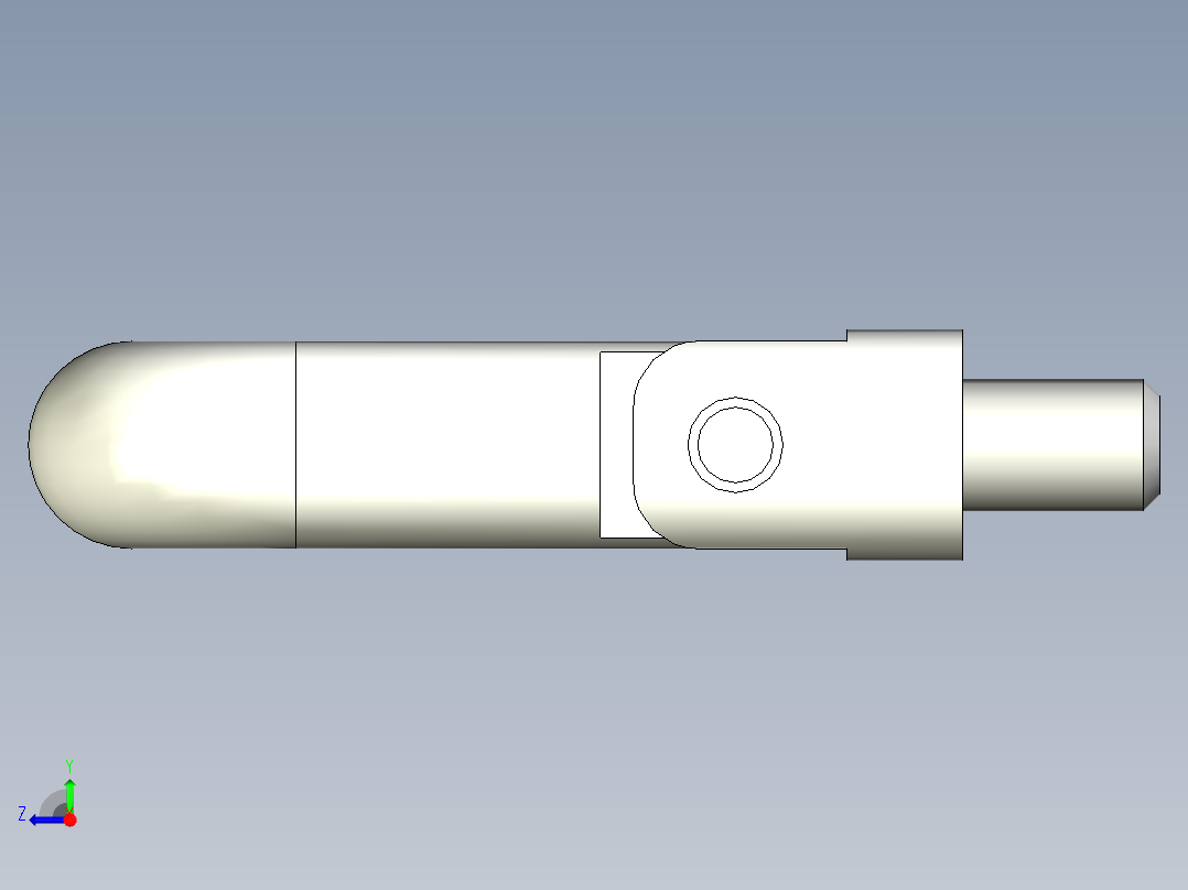 取手MI,MK-3D多系列多零件图纸模型右视图