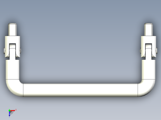 取手MI,MK-3D多系列多零件图纸模型俯视缩略图