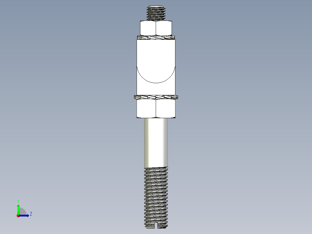 方型鉸鏈SQH(A)-3D多系列多零件图纸模型左视图