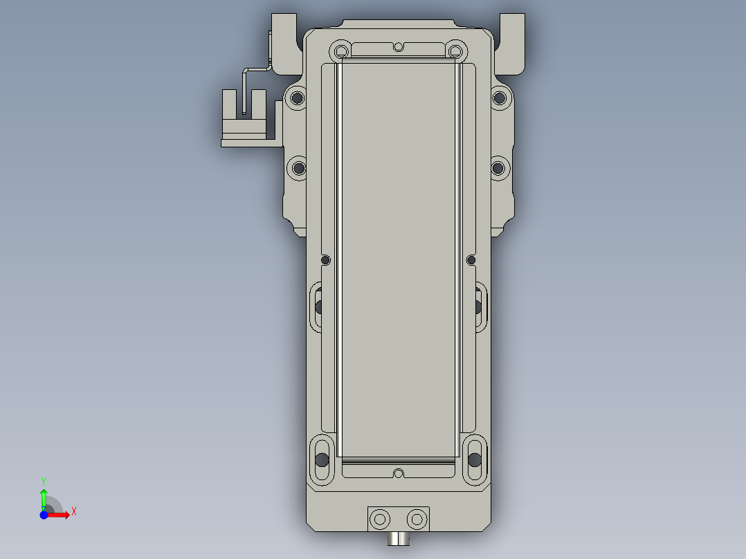 半封闭丝杆滑台MT75BS.L#.350.BM.P10.C3前视图